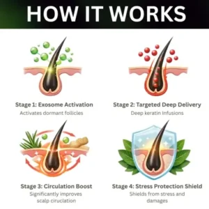 AEXZR® Clinical Exosome Therapy Shampoo Bio-Signal Hair Regrowth System