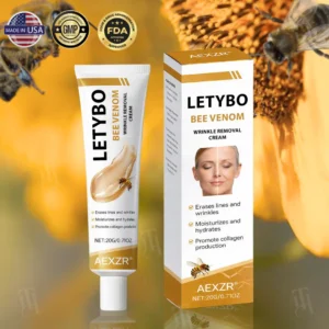AEXZR® Letybo Bee Venom Wrinkle Removal Cream🐝 The Bee-Venom Peptide Revolution: Mimics Letybo’s Effects Without Needles for “Botox-Like” Smoothing.